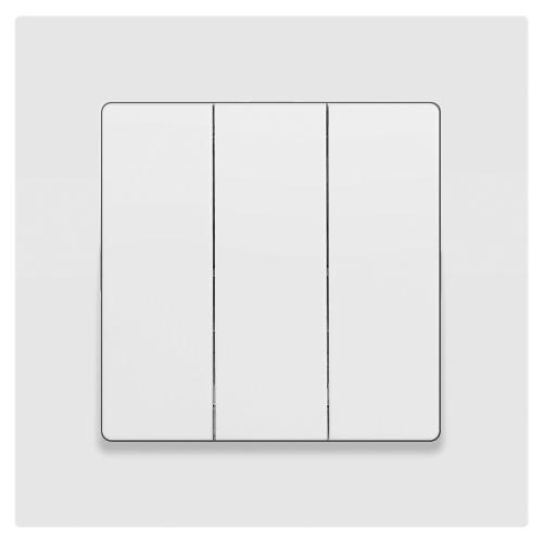 Выключатель 3-кл. СП Accent 6-106-01М 10А IP20 250В AL/CU бел. матов. Intro Б0063532