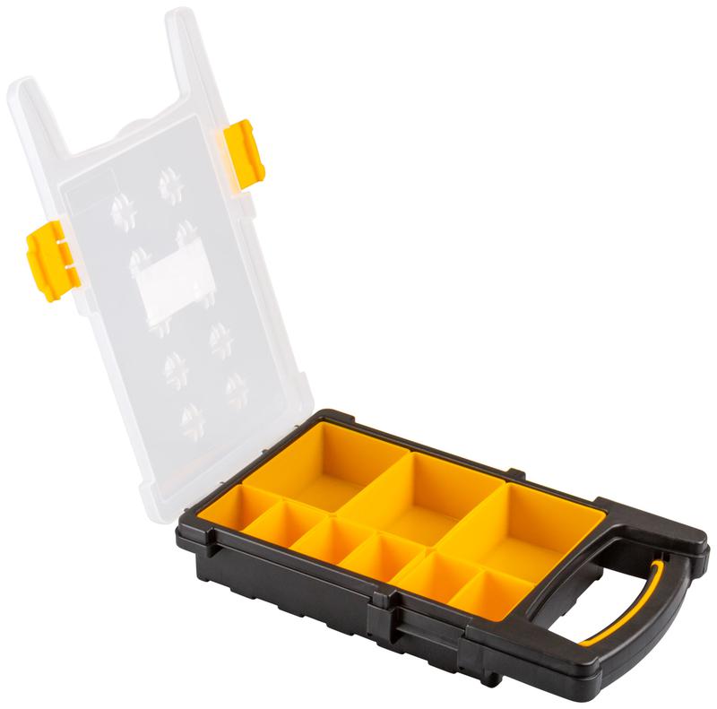 Ящик для крепежа (органайзер) 14дюйм ( 340х200х60мм ) (съемные ячейки) FIT 65648