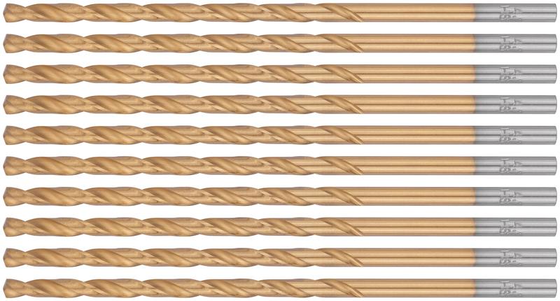 Сверло HSS по металлу удлиненные титановое покрытие 4.2х119мм (уп.10шт) FIT 34242