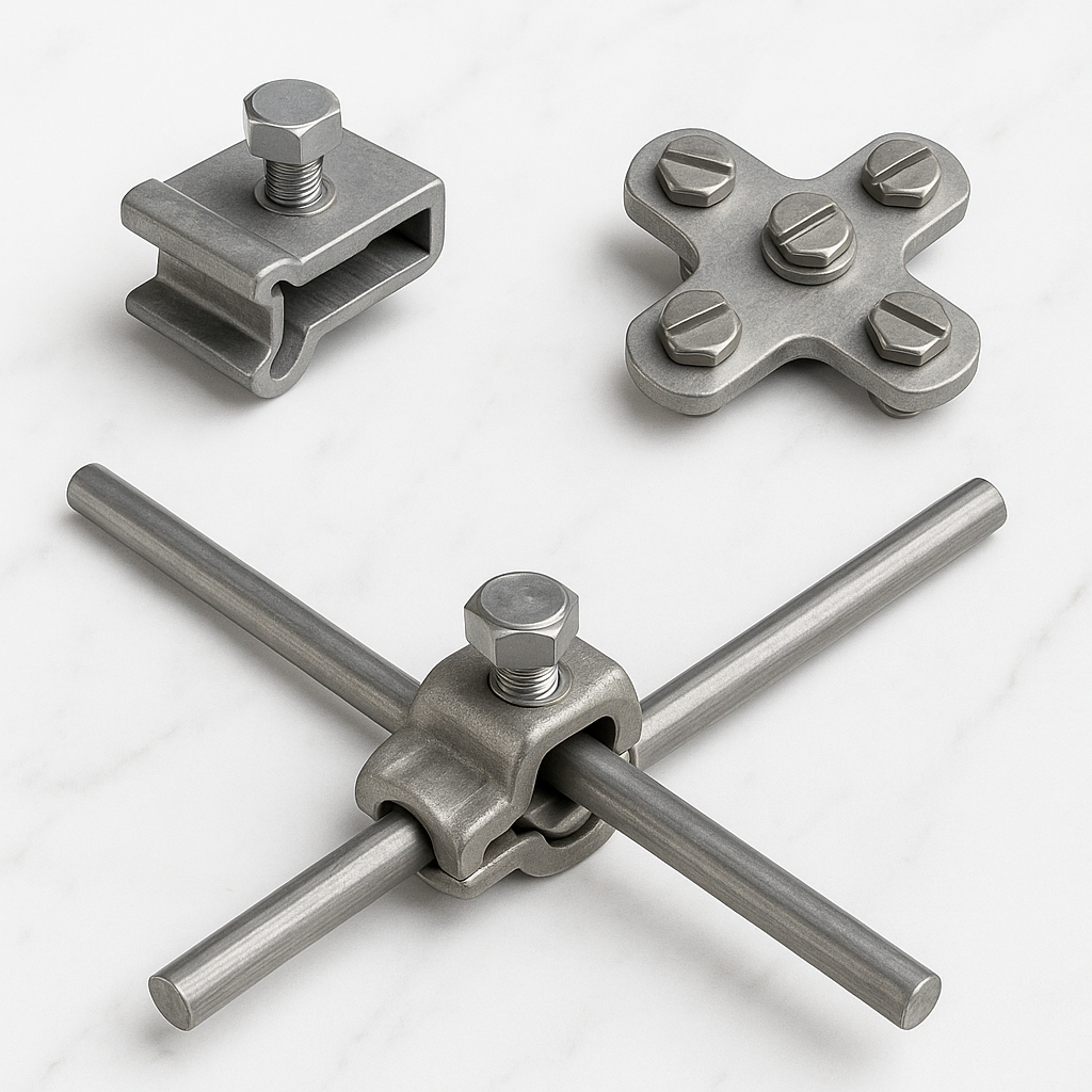 Соединители и клеммы молниезащиты