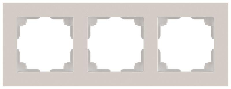 Рамка 3-м СП Accent 6-503-06 перламутр. Intro Б0063789