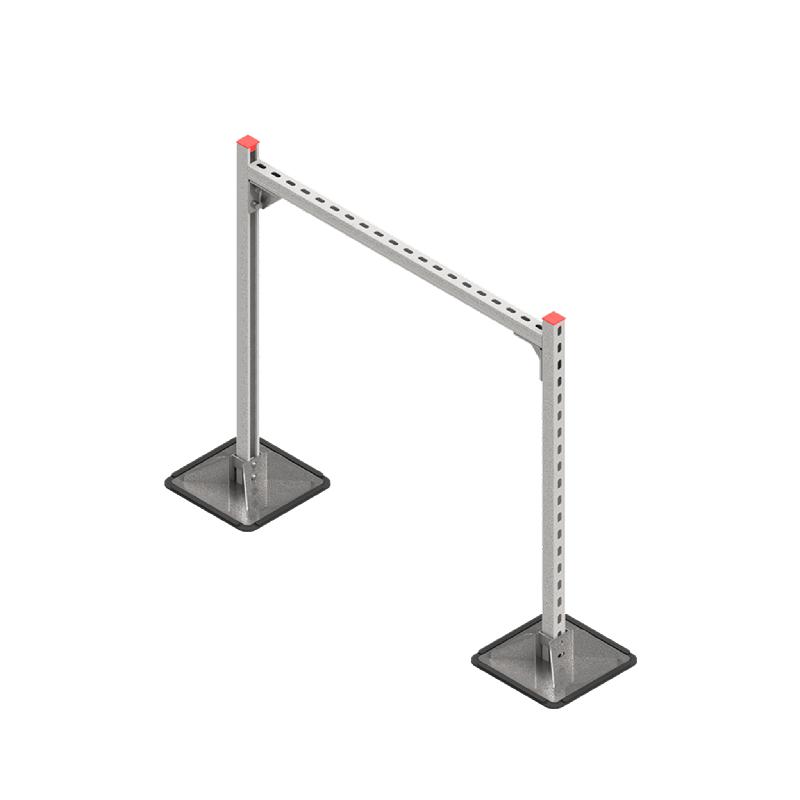 Конструкция опорная для горизонт. прямоугольн. воздуховодов и метал. лотков кабеленесущих систем TECHNORAPTOR STEELFOOT 1000х1000 HD КМ TR0372