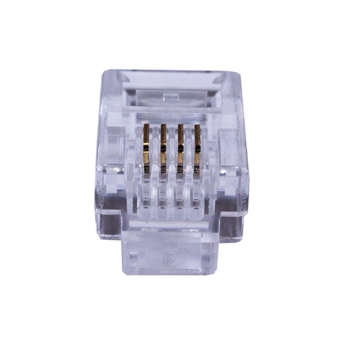 Коннектор 6P4C (RJ-11) (уп.100шт) SUPRLAN 10-0227