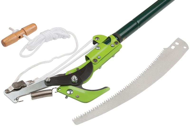 Сучкорез штанговый лезвие 30мм+пила 330мм с телескопической стальной ручкой 1200-2400мм FIT 77151