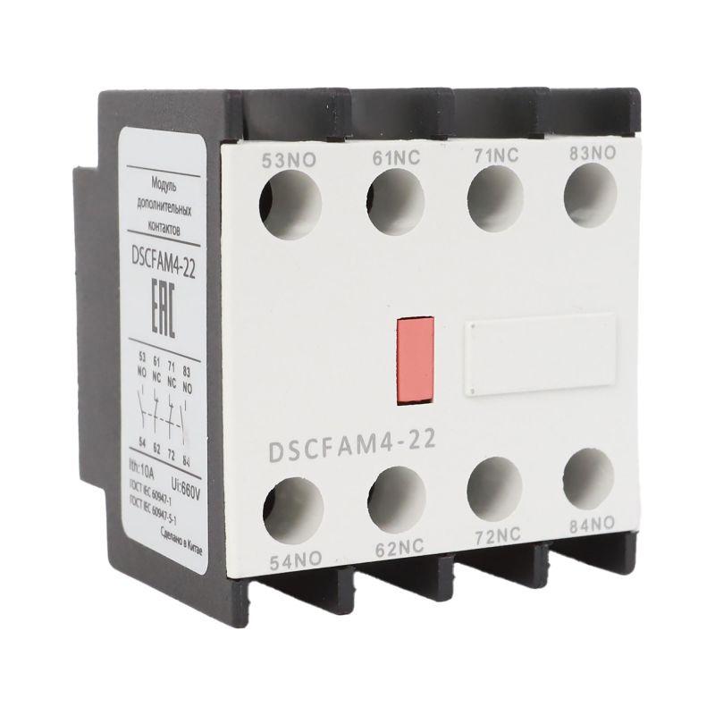 Контакт дополнительный фронтального монтажа для контакторов D DSC115-800 2НО+2НЗ DKC DSCFAM4-22