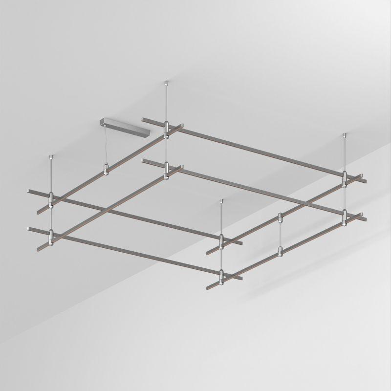 Трек ART-APRIORI-QUADRAT-2-ROD-400-2000х2000 TN IP20 метал. Arlight 050207