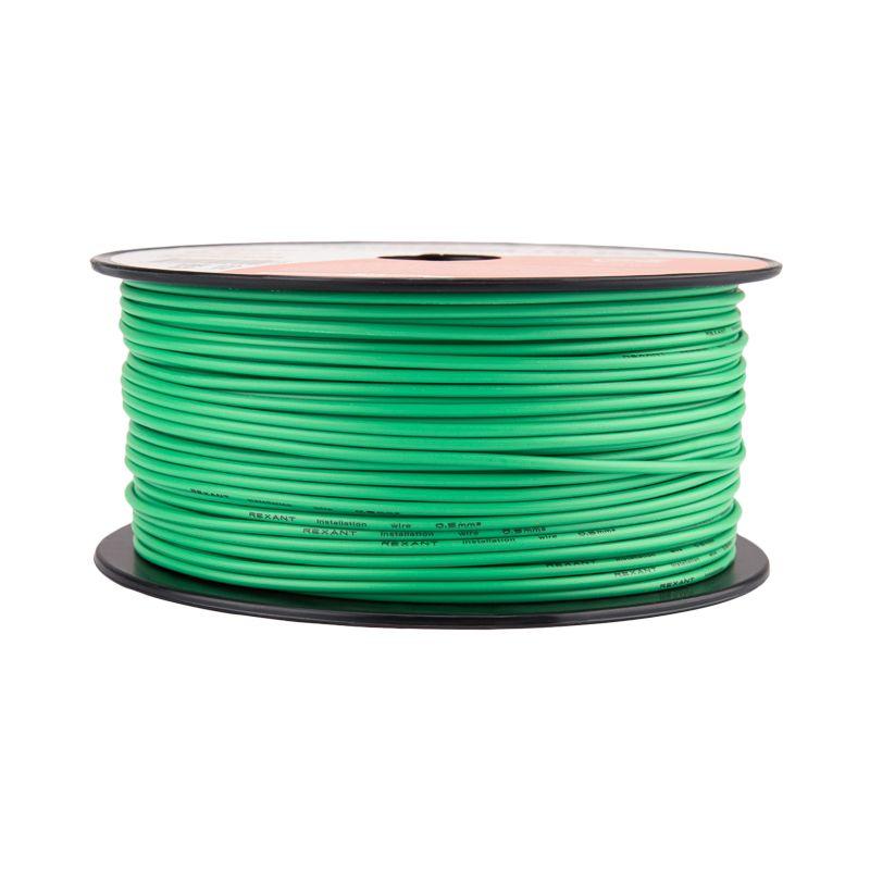 Провод ПГВА 0.5 З бухта (м) Rexant 01-6513