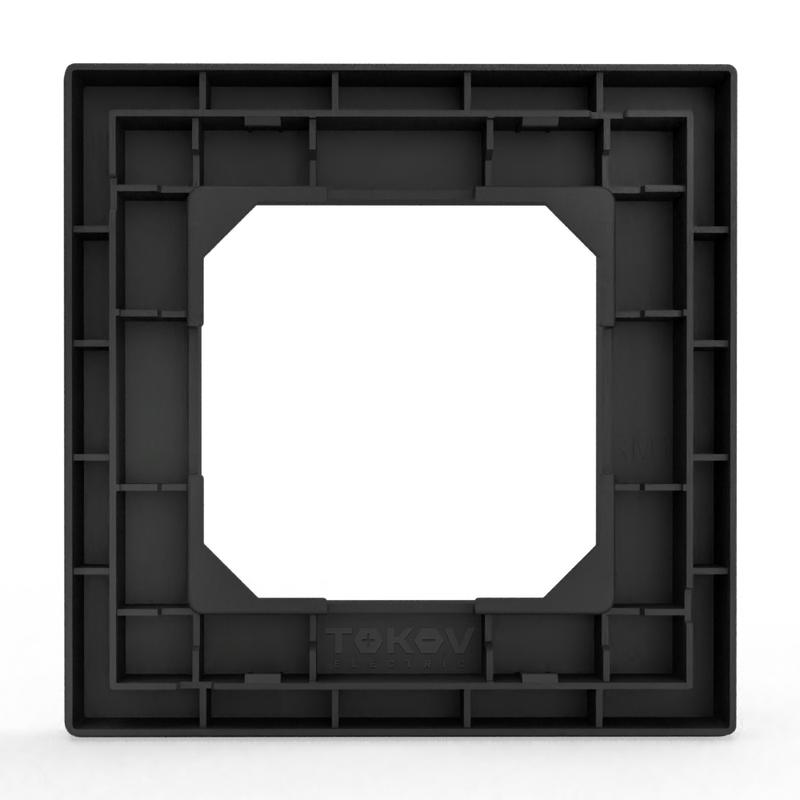 Рамка 1-м Pixel карбон TOKOV ELECTRIC TKE-PX-RM1-C14