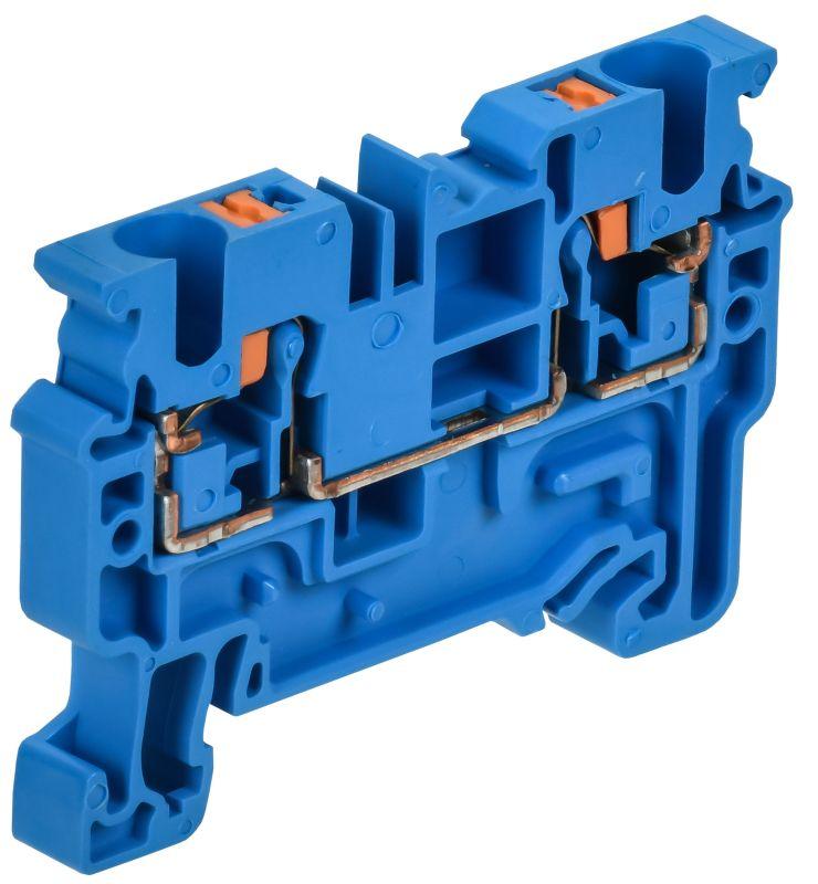 Клемма пружинная Push In CP 4кв.мм син. ARMAFIX IEK AF-CT20-00-K07-004