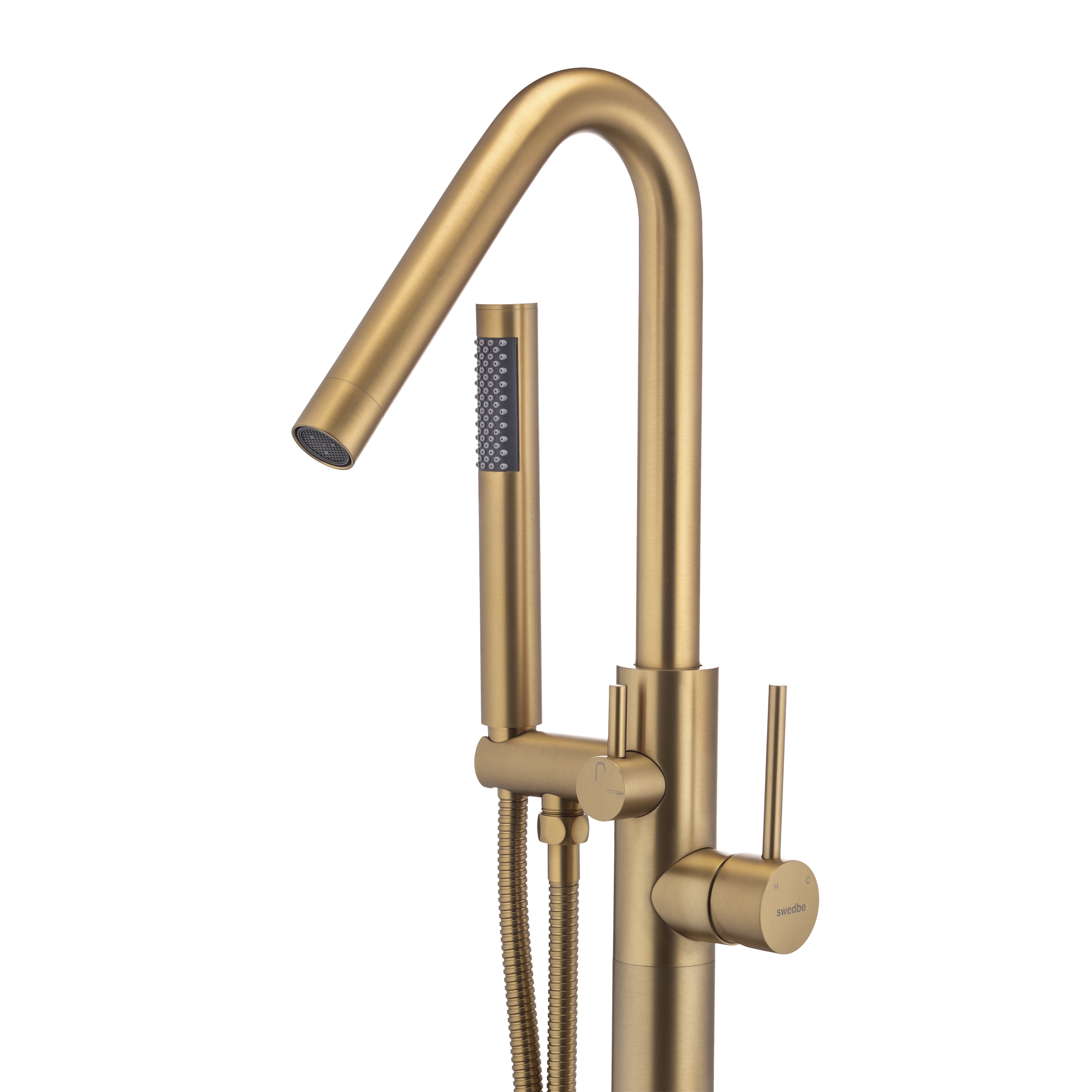 Смеситель Swedbe Select 4011GO напольный для ванны