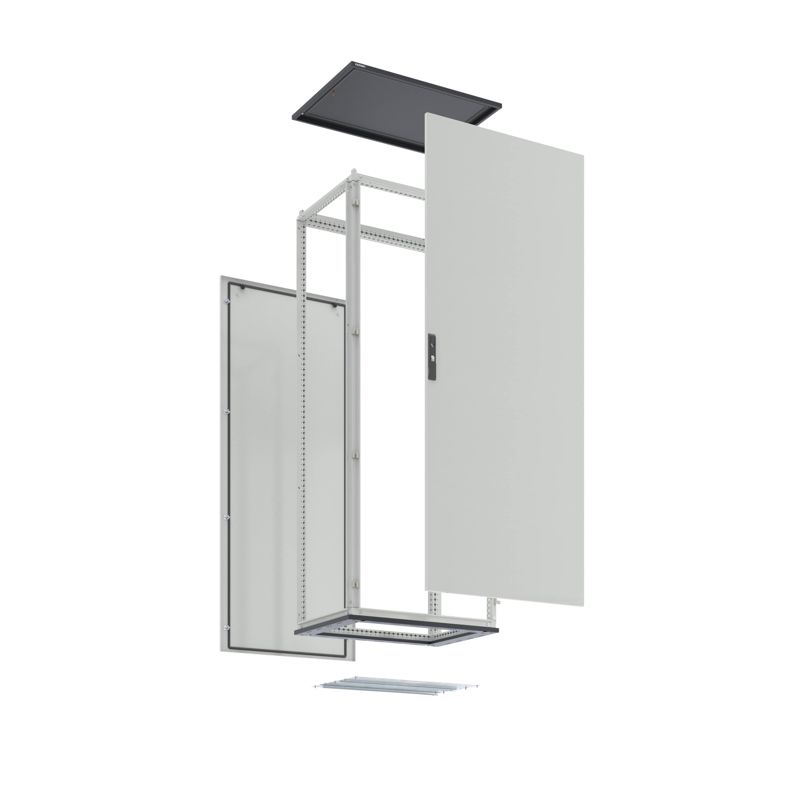 Комплект напольного корпуса CQE N 1400х600х500мм с одностворчат. дверью и с задн. панелью RAM block DKC R5CQEN1465