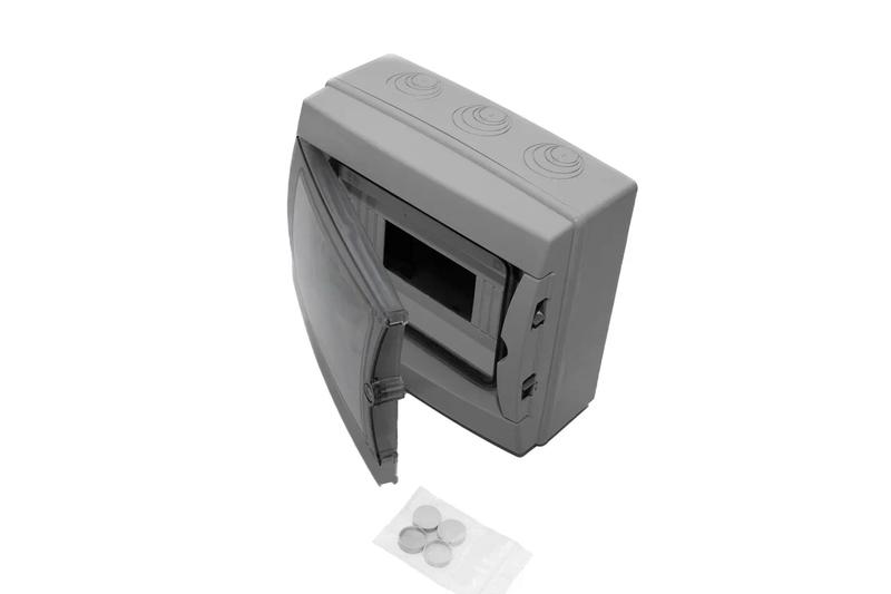 Корпус щита распределительного для модульного оборудования 8M IP67 навесной прозр. затемненная дверца Cetinkaya Pano CP3908