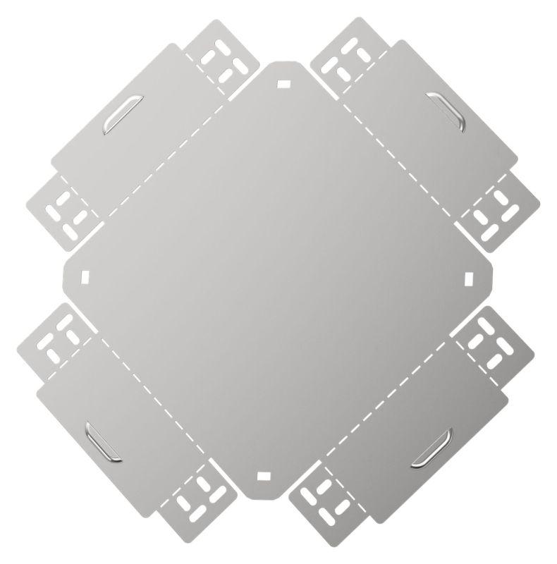 Ответвитель для лотка 80х100 0.6мм ESCA 3 IEK ES3-KR-080-100-06