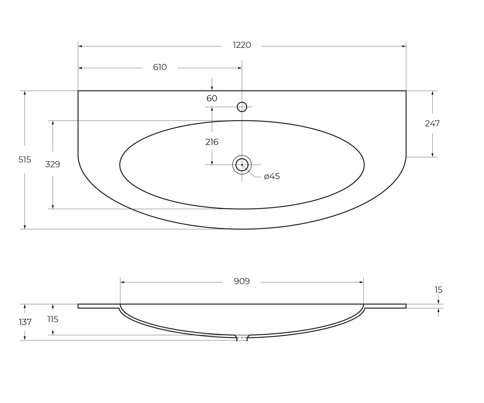 Стеклянная раковина CEZARES EDEN 82368 Extra light