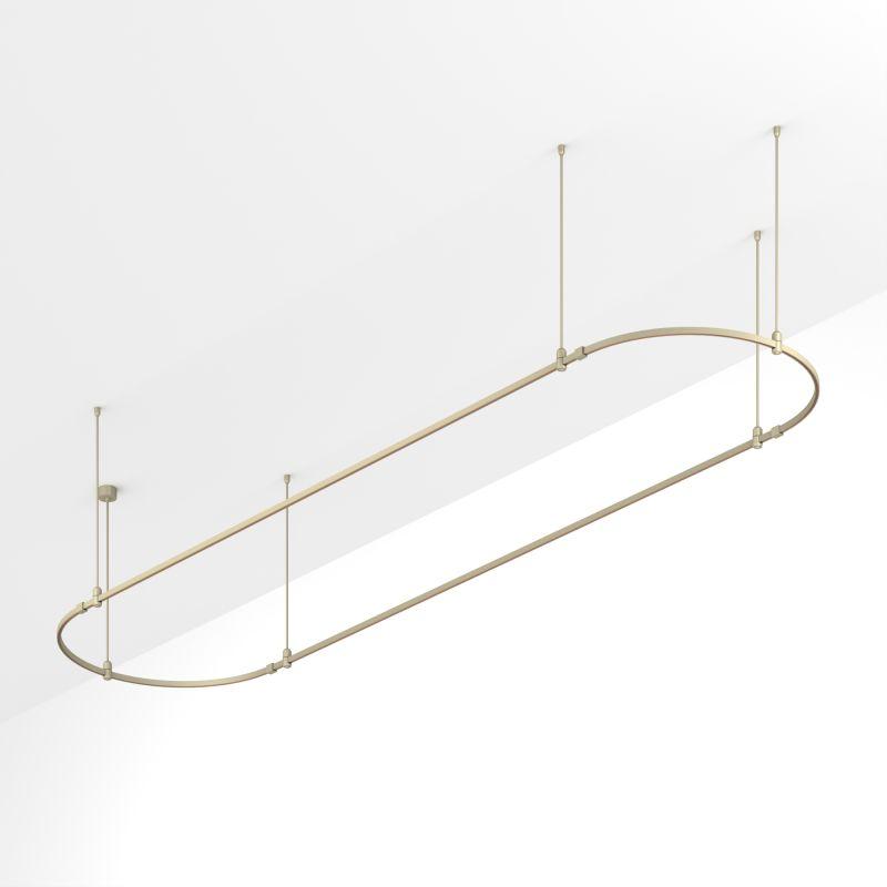 Трек ART-APRIORI-OVAL-ROD-800-4000х1000 OG IP20 метал. Arlight 054405