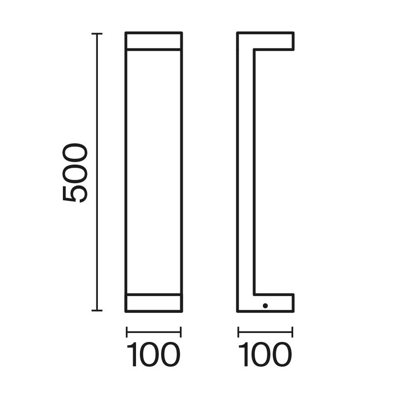 Светильник Barclay Street 9Вт 3000К IP54 ландшафтный Maytoni O013FL-L9B