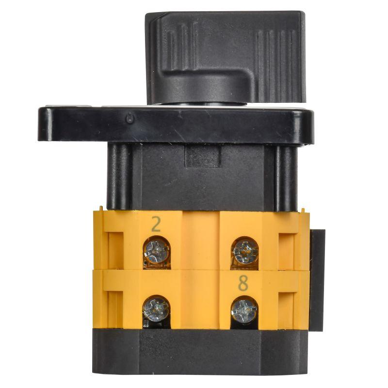 Переключатель кулачковый 10А (сх. 67) стандартная черн. рукоятка MASTER IEK MI-CS10-010-067-K02