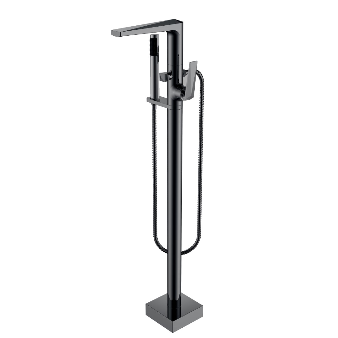 Смеситель напольный VENTURO Shine Gun Metall