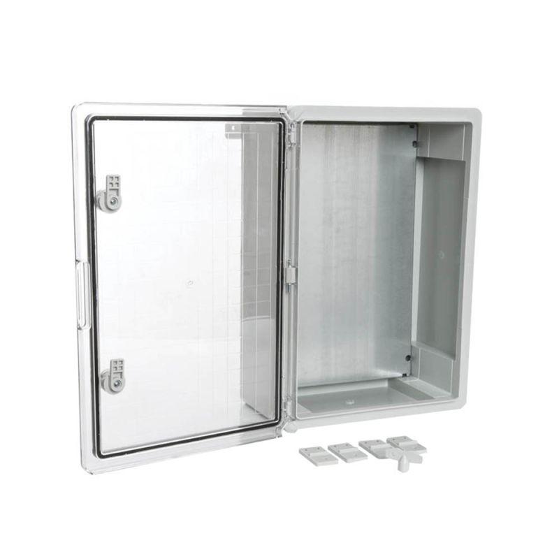 Корпус пластиковый с монтажной панелью ЩМП IP65 прозр. дверь 500х350х190 Промрукав PR08.26492