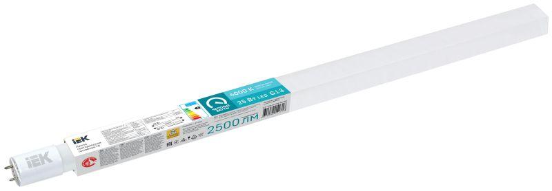 Лампа светодиодная 25Вт T8 линейная 2500лм 230В 4000К 1200мм G13 IEK LLE-T8R-25-230-40-G13