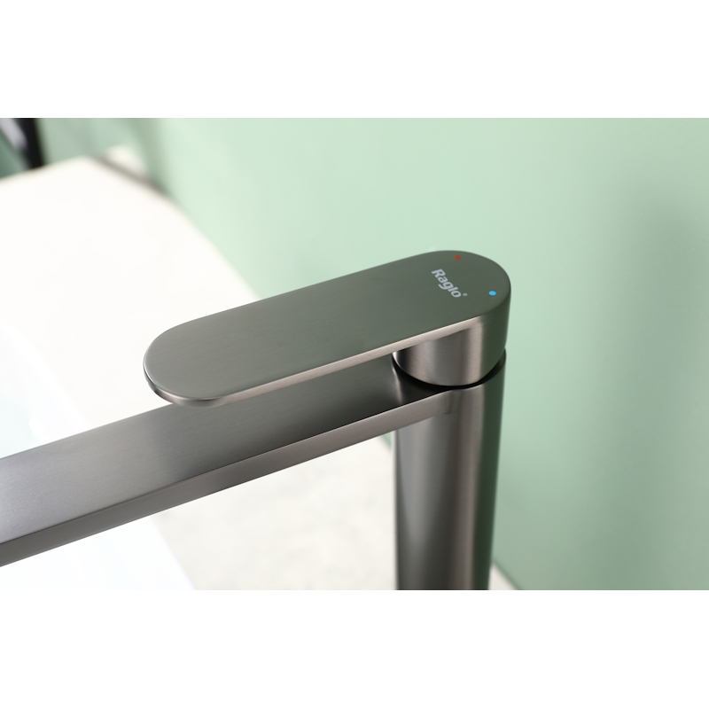 Смеситель для раковины высокий Raglo R10.15.09, графит