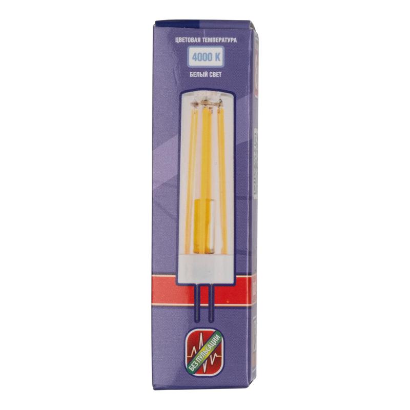 Лампа светодиодная филаментная PLED-G4 PRO 8Вт 4000К 680лм 230В d16.5х65мм JazzWay 5062580