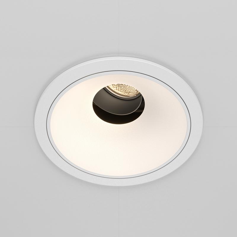 Светильник встраиваемый 10Вт 4000К Maytoni DL057-10W4K-W