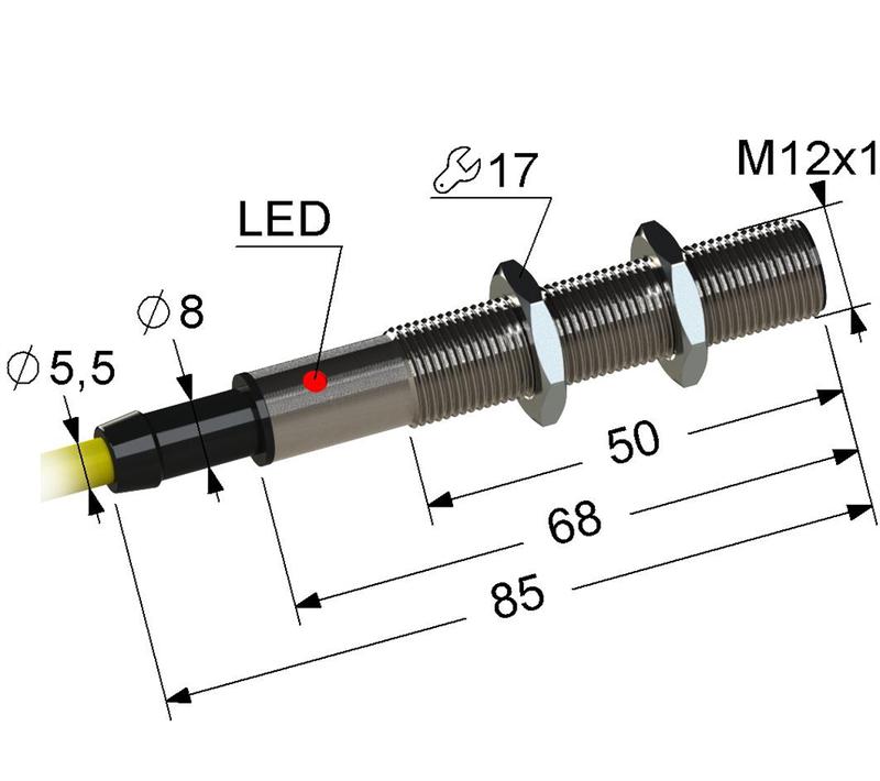 Выключатель бесконтактный PS2-12M85-2B84-Z (ВБ2.12М.85.2.8.4.Z) МЕГА-К A8010-79683887