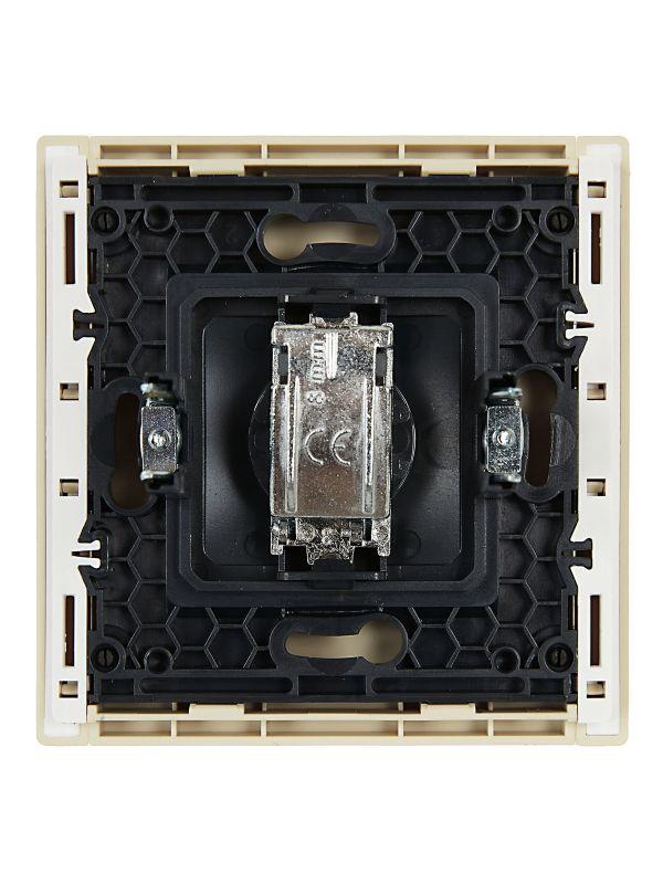 Розетка TV оконечная FORTE&PIANO FP428 ваниль IEK FP-A10-O-K10