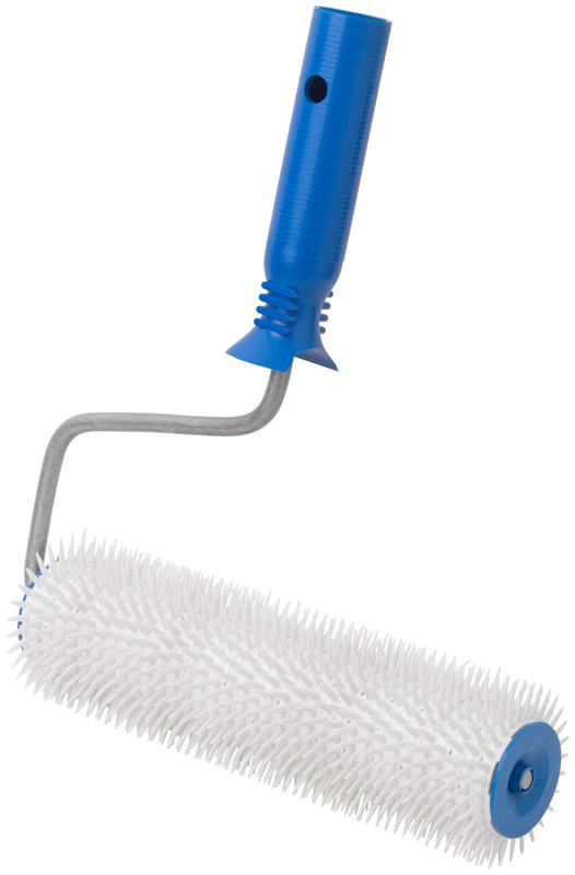 Валик игольчатый "мини" 240мм d72мм высота иглы 14мм пластик. КУРС 04152