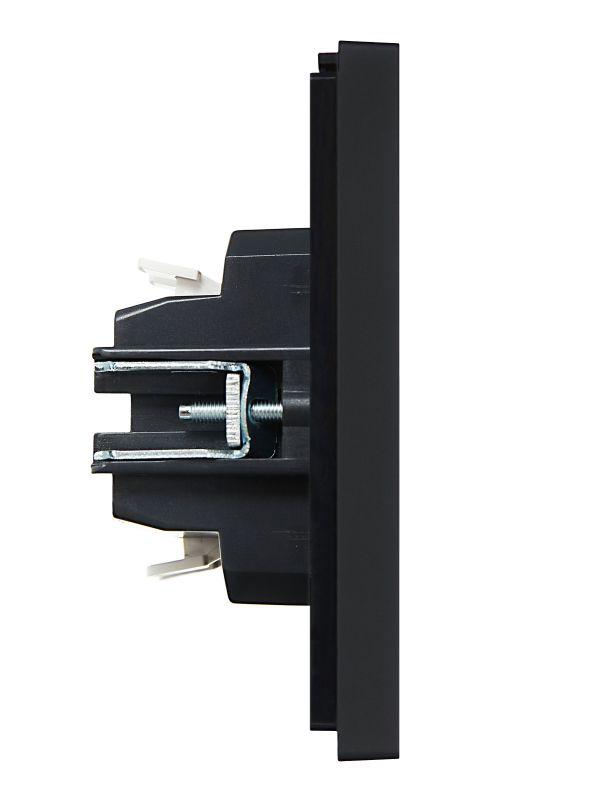 Выключатель перекрестный 1-кл. СП FORTE&PIANO 10А FP112 черн. IEK FP-V13-0-10-1-K02