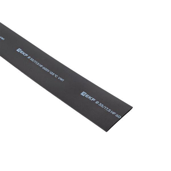 Трубка термоусадочная ТУТ нг 35/17.5 черн. 1м (уп.25м) PROxima EKF tut-35-b-1m