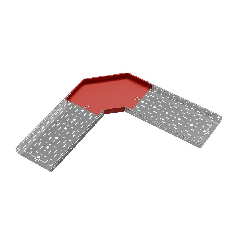 Угол для лотка горизонтальный 90град. 300х50 сталь 1мм "ПЛЮС" GLplus90-50-300 КМ PL0429