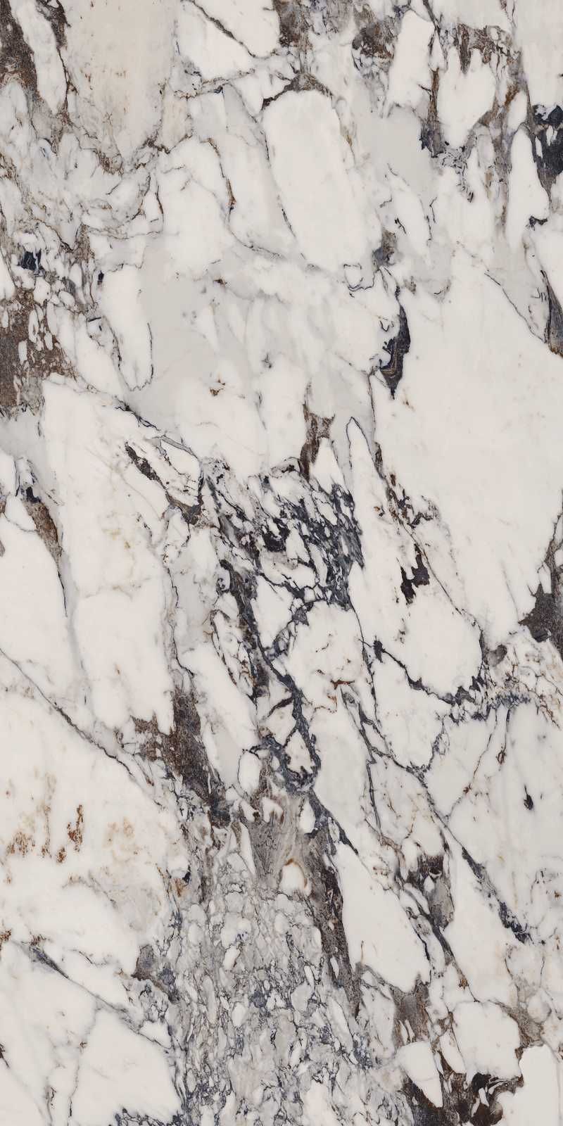 Плитка из керамогранита глянцевая Marazzi Italy Grande Marble Look серый (M1JU)