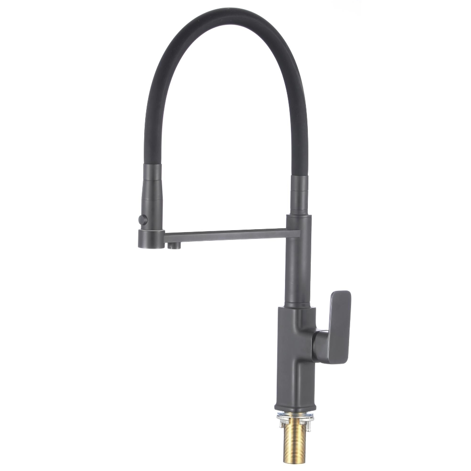 Смеситель для кухни с подключением к фильтру Savol S-L1808Q-01, графит