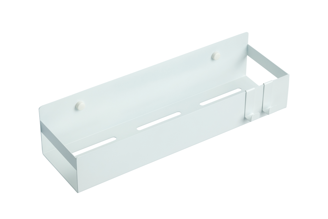 Полка подвесная + 2 крючка MATT WHITE