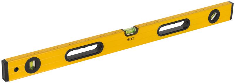 Уровень "Янтарь" 3 глазка ручки усиленный корпус фрезер. рабочая грань шкала 800мм FIT 18163