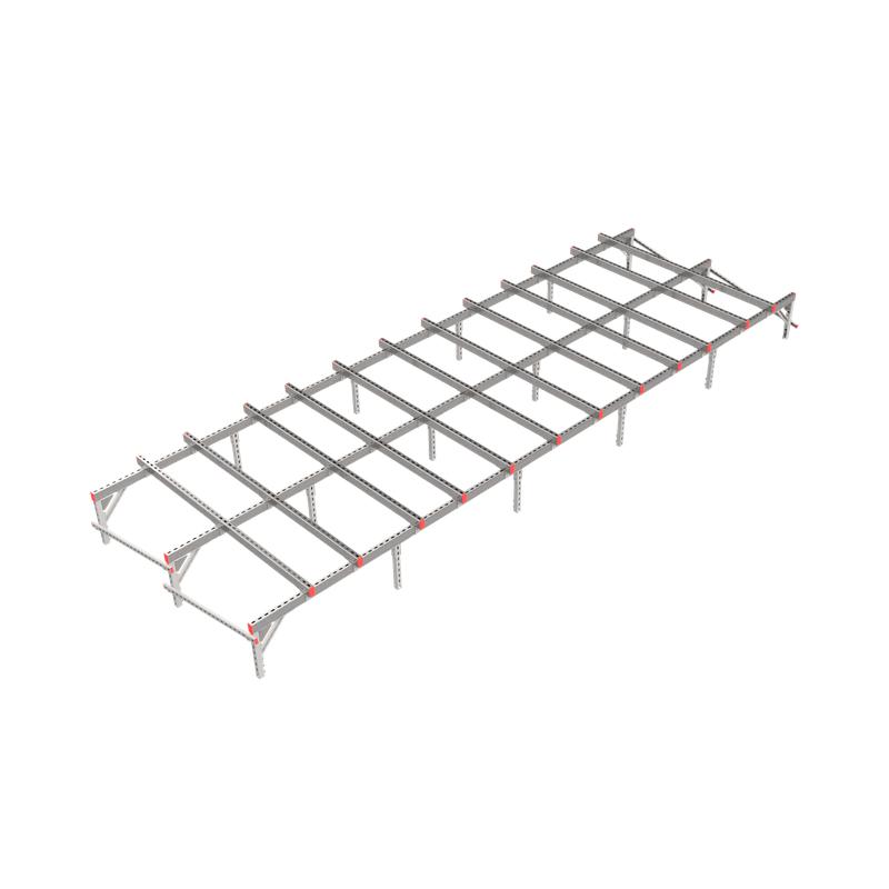 Конструкция опорная для установки оборудования TECHNORAPTOR 6000х2000 HD КМ TR0544