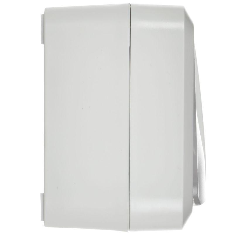 Блок ОП TORS TS342 (розетка + выключатель) 16А IP55 горизонт. бел. IEK TS-G10-6-55-V-K01