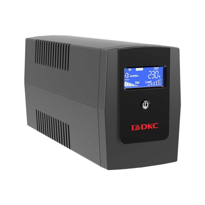 Источник бесперебойного питания ИБП Info LCD 600В.А IEC C13 (3) USB + RJ45 DKC INFOLCD600I