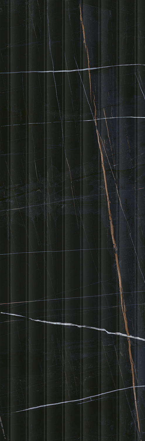 Плитка Греппи черный структура 40х120, 14035R