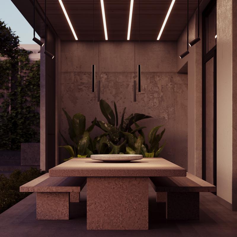 Светильник трековый Focus 8Вт IP65 3000К уличный Maytoni O-TR01-1-S-8WB3K