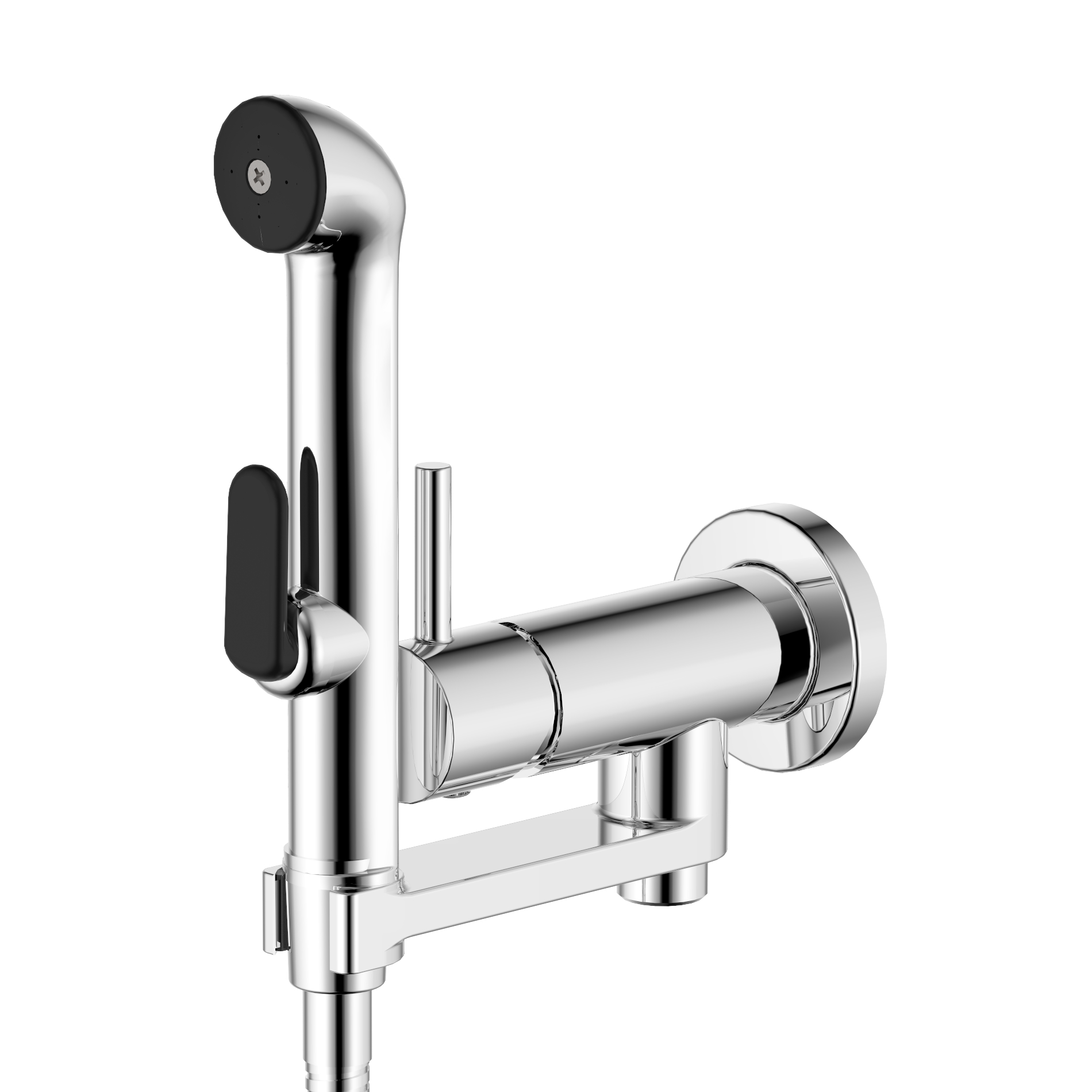 Комплект для гигиенического душа Aquatek НИКА встроенный (смеситель + гигиеническая лейка + шланг) AQ1819CR         хром