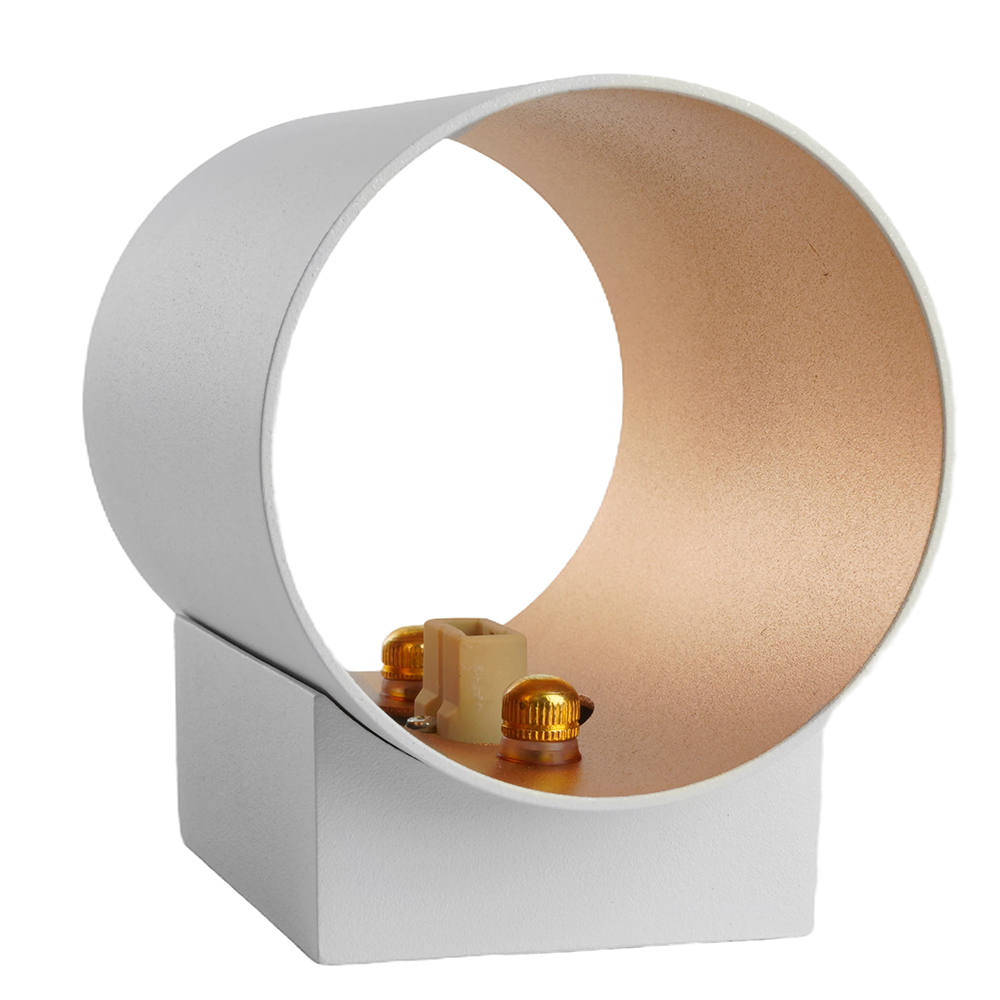 Светильник ДБО G9 без лампы белый золото