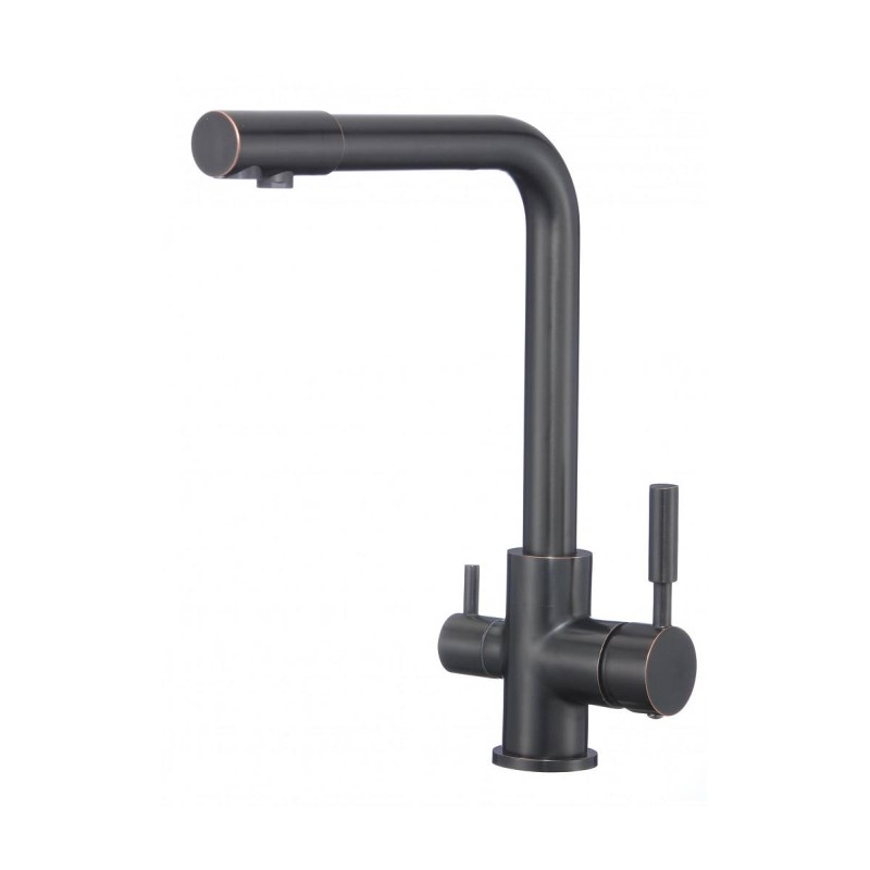 Смеситель для кухни с подключением к фильтру Savol S-L1801T, черный