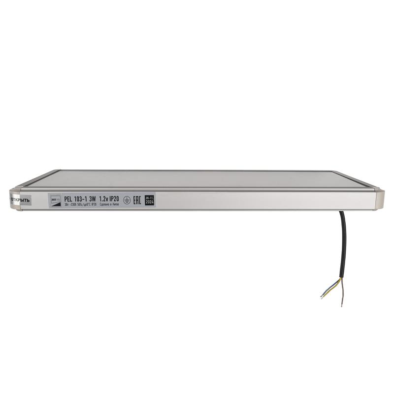 Светильник светодиодный PEL 103-1 (табло) 3Вт ССА аварийный оповещатель односторонний без наклейки Pro+ JazzWay 5062269