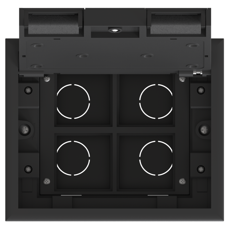 Люк MultiDesk MDK10 на 8мод. IP40 с монтажной коробкой для фальшпола SE MDK10108