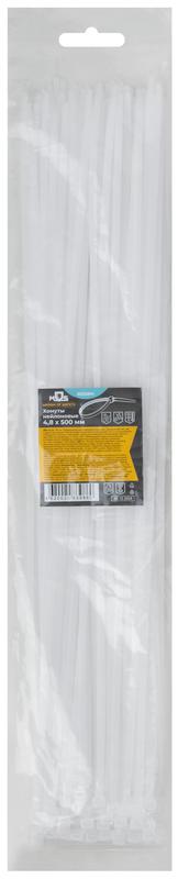 Хомут для проводов 4.8х500мм нейлон. (уп.100шт) MOS 60258М