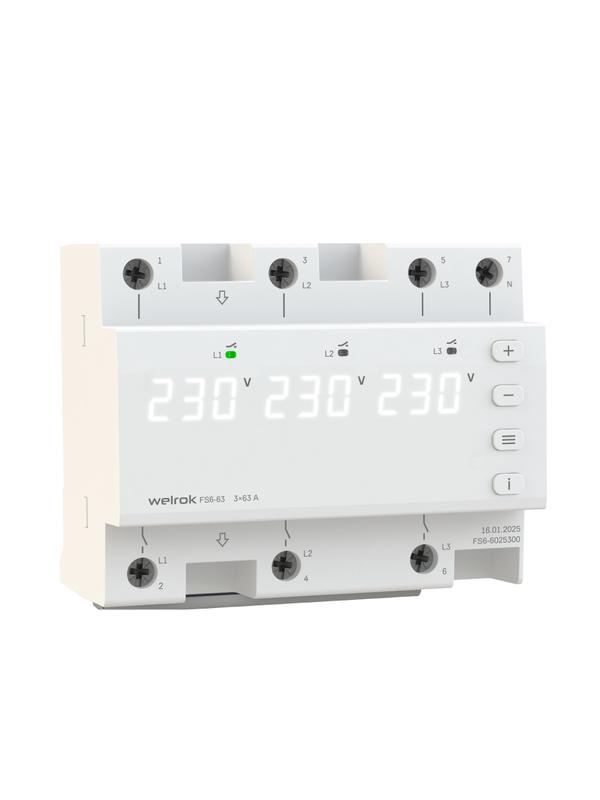 Переключатель фаз FS6-63 Welrok 4660251141417