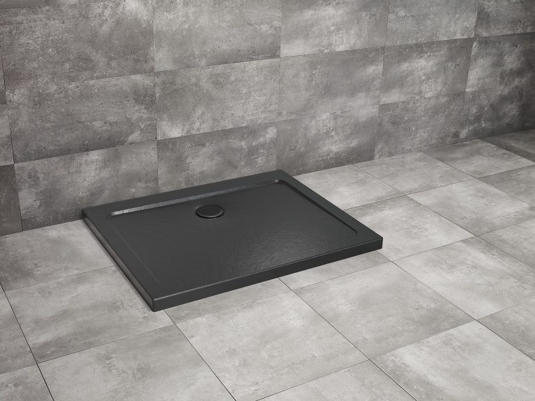 Душевой поддон Doros D 100x90 Stone Black